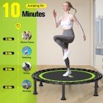 Foldable Mini Trampoline for Adults and Kids