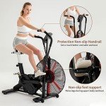 Leikefitness Upright AirBike for Home Cardio Workouts