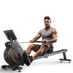 YOSUDA Magnetic Rowing Machine with LCD Monitor