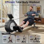 Niceday Magnetic Rowing Machine with Adjustable Resistance