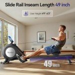 Niceday Magnetic Rowing Machine with Adjustable Resistance