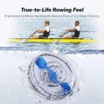 MERACH Foldable Water Rowing Machine for Home