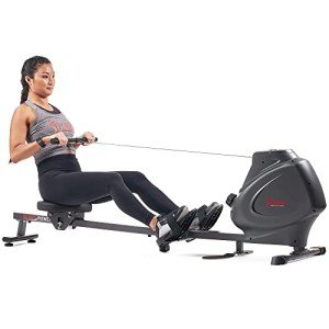 Sunny Health & Fitness Magnetic Rowing Machine with App