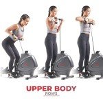 Sunny Health & Fitness Magnetic Rowing Machine with App