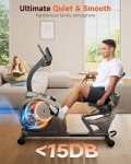 Niceday Magnetic Recumbent Exercise Bike with App