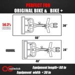 Cycleclub 6mm Thick Exercise Bike Mat - Black