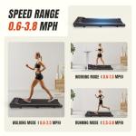 SMUG Compact Armless Treadmill for Home Workouts