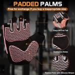 Lightweight fingerless gym gloves for weightlifting and training