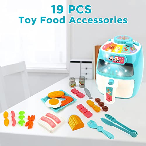 Kids Air Fryer Playset with Sounds & Lights
