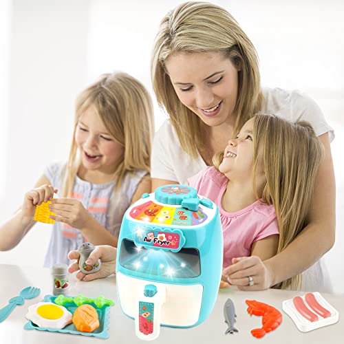 Kids Air Fryer Playset with Sounds & Lights