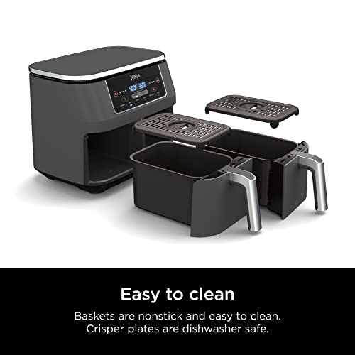 Ninja Foodi DualZone 2-Basket Air Fryer, 8 Quart