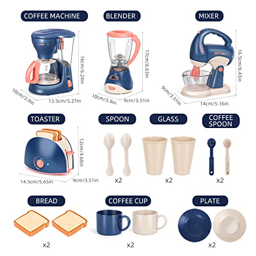 Yalujumb Kids Pretend Play Kitchen Appliance Set