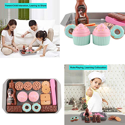 Elitoky Kids Cookie Play Food Set