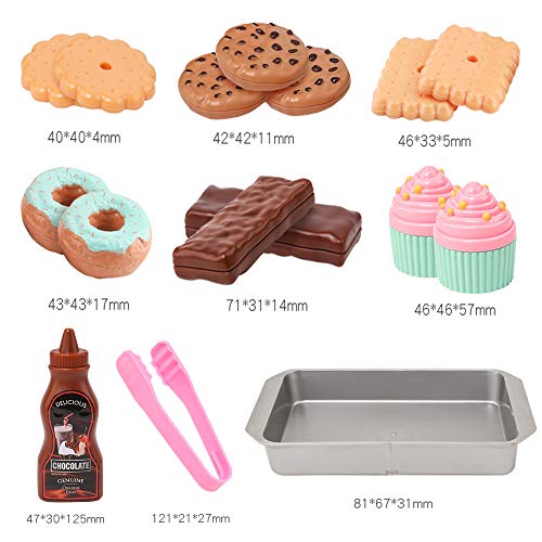 Elitoky Kids Cookie Play Food Set