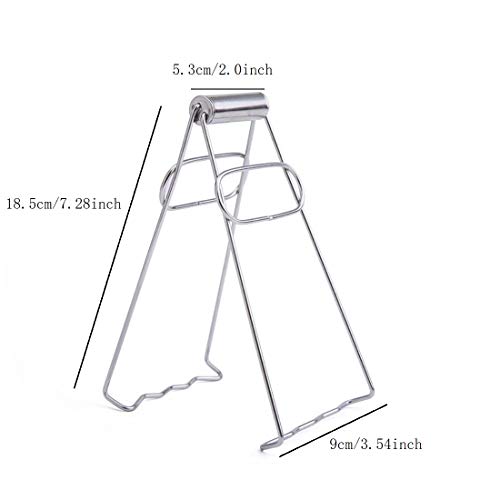 Stainless Steel Air Fryer Plate Lifter Tongs