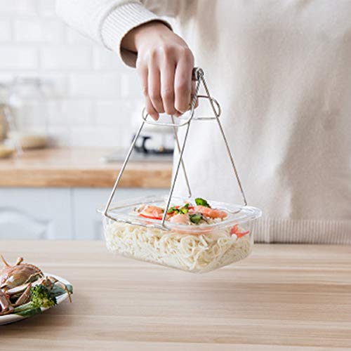 Stainless Steel Air Fryer Plate Lifter Tongs