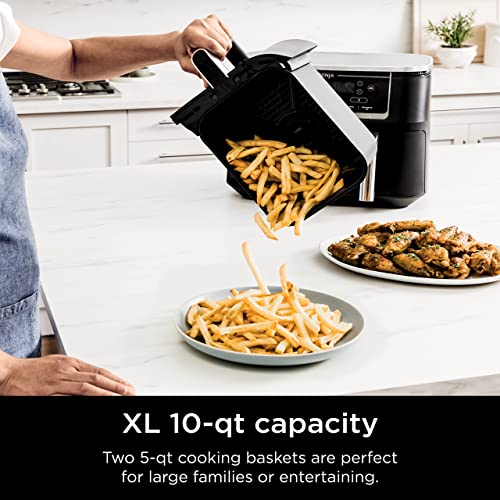 Ninja DZ550 Foodi 10 Quart DualZone Smart XL Air Fryer