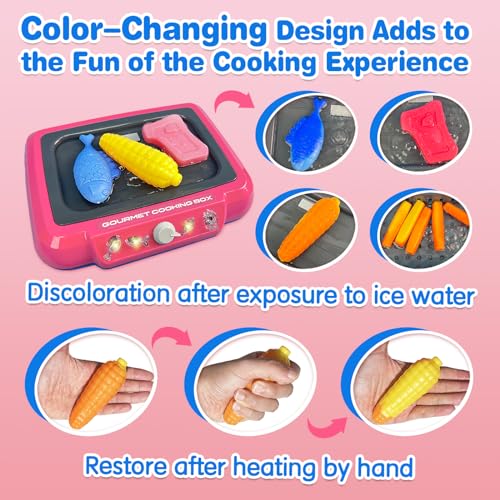 TALGIC Color Changing Cooking Simulator Toy Set