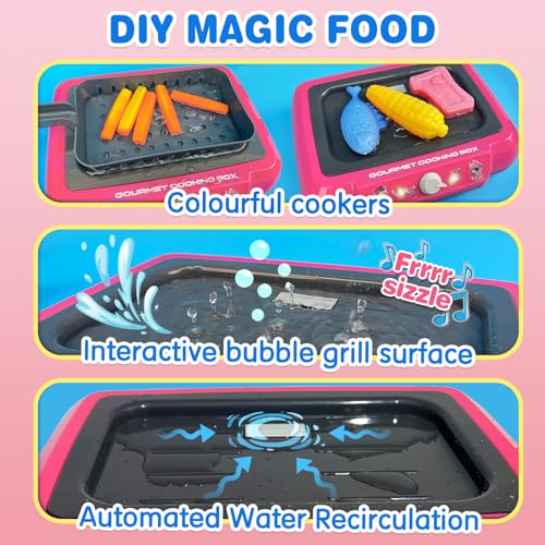 TALGIC Color Changing Cooking Simulator Toy Set