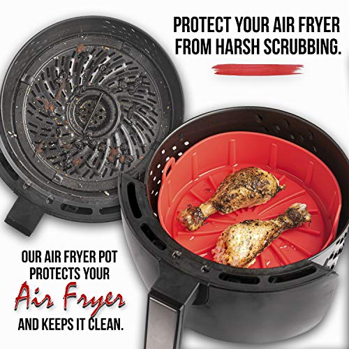 Mint Living Air Fryer Silicone Pot + Oven Mitts