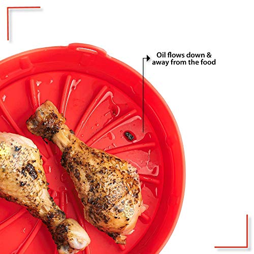 Mint Living Air Fryer Silicone Pot + Oven Mitts