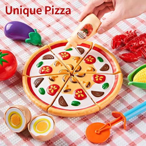 46-Piece Kids Kitchen Playset with Accessories