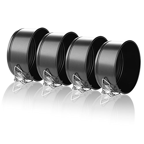 Mini 4-Inch Nonstick Springform Pan Set for Air Frying