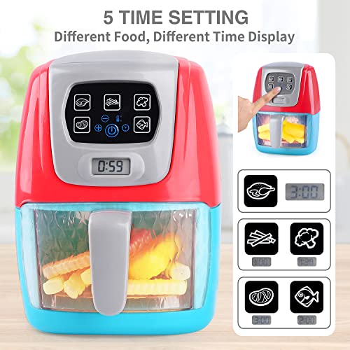 Toy Air Fryer for Kids' Play Kitchen Set