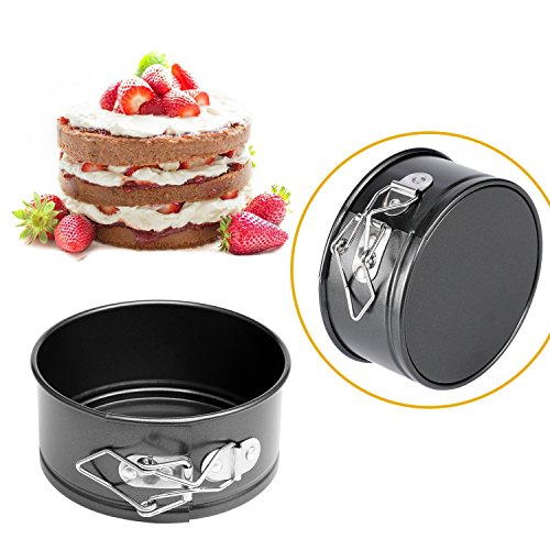Mini 4-Inch Nonstick Springform Pan Set for Air Frying