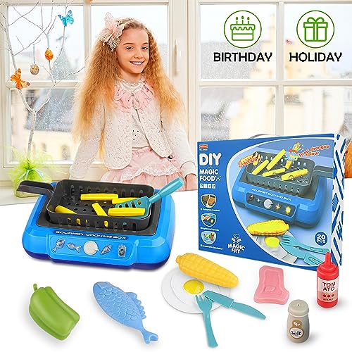 Kids Color Changing Cooking Grill Playset