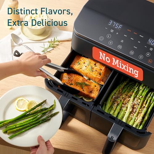COSORI 9Qt Dual Basket Air Fryer with Recipes