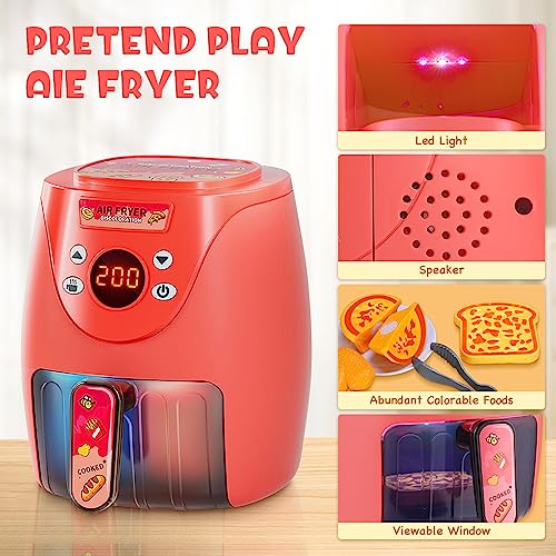 GAGAKU Kids Air Fryer Play Kitchen Set