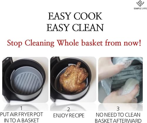 Extra Strong Silicone Pot Liner for Air Fryers