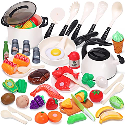 Cute Stone Kids Kitchen Playset with Accessories