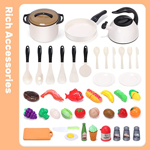 Cute Stone Kids Kitchen Playset with Accessories