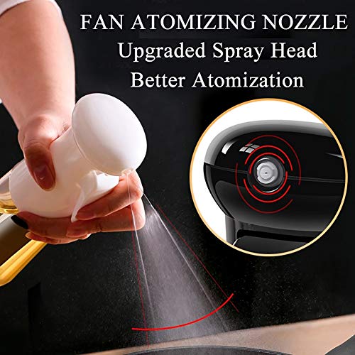 210ml Olive Oil Sprayer for Air Frying - Black