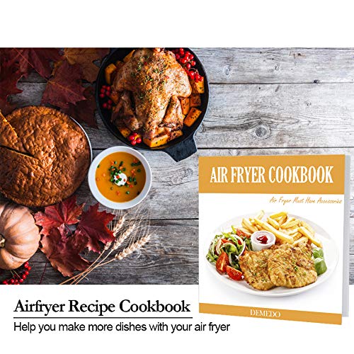 Deluxe 11-Piece Air Fryer Accessories Set & Recipe Book