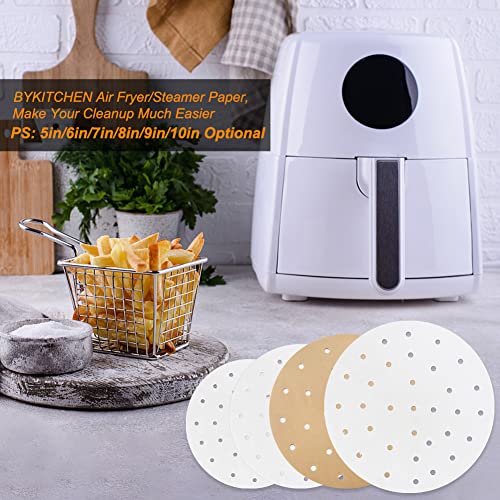 200 ct 8" Air Fryer Perforated Parchment Paper