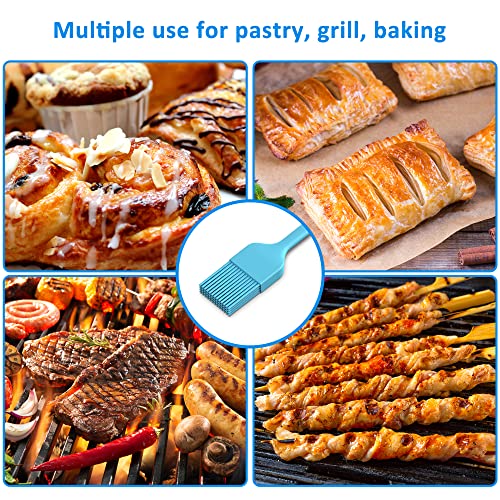 Set of 4 Silicone Pastry Brushes for Cooking