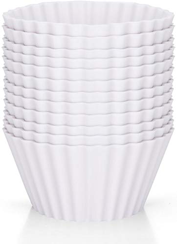 Silicone Baking Cups Cupcake Liners, 12 Pack Non-Stick