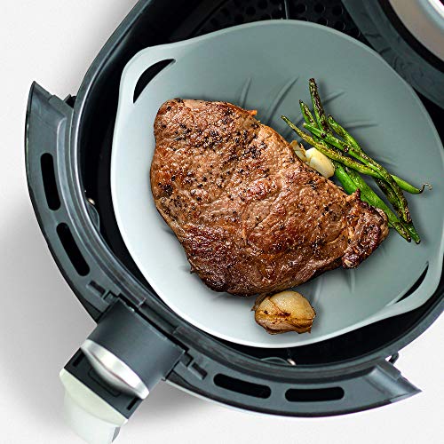 Platinum Silicone Air Fryer Pot - Food Safe Accessories