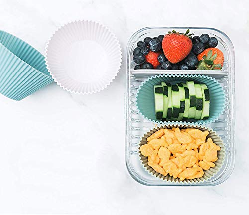 Silicone Baking Cups Cupcake Liners, 12 Pack Non-Stick