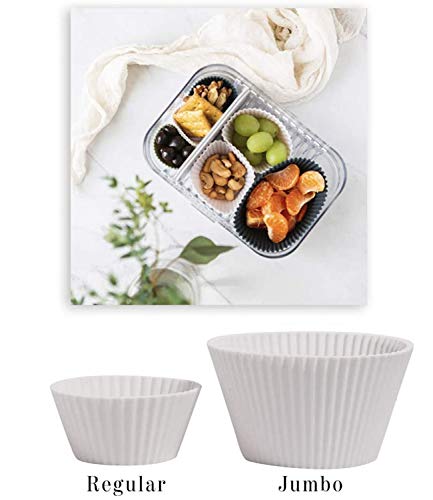 Silicone Baking Cups Cupcake Liners, 12 Pack Non-Stick
