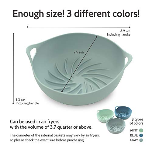 Platinum Silicone Air Fryer Pot - Food Safe Accessories