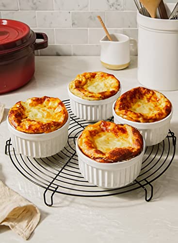 LE TAUCI Ceramic Ramekin Bowls Set of 6