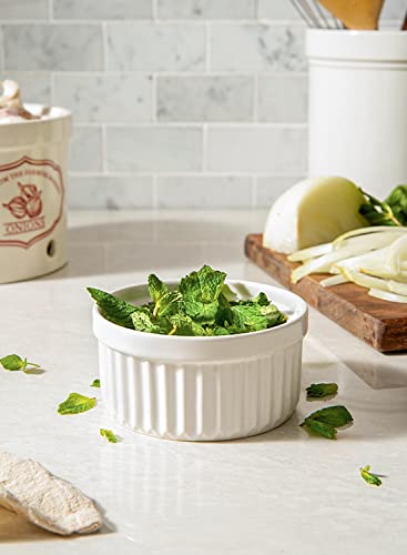 LE TAUCI Ceramic Ramekin Bowls Set of 6