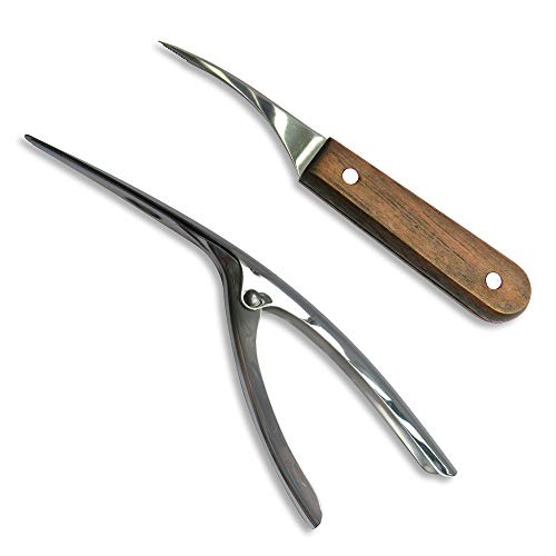 2-Piece Shrimp Deveiner & Peeler Set - Perfectly Cleaned!