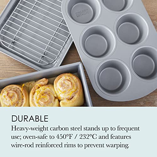 Chicago Metallic 4-Piece Non-Stick Air Fryer Bakeware Set