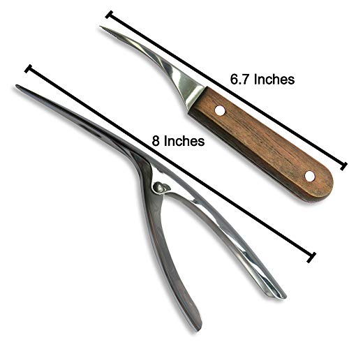 2-Piece Shrimp Deveiner & Peeler Set - Perfectly Cleaned!