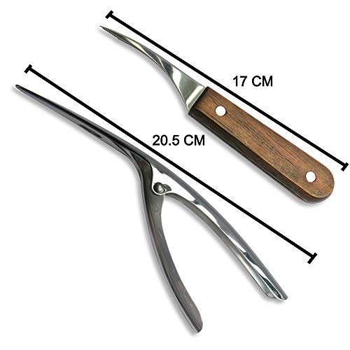 2-Piece Shrimp Deveiner & Peeler Set - Perfectly Cleaned!